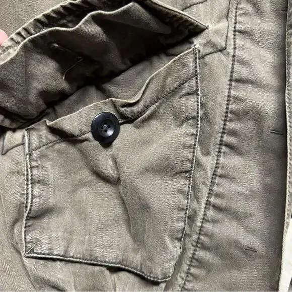 Free People Utility Military Green Jacket Size Small - Picture 5 of 11